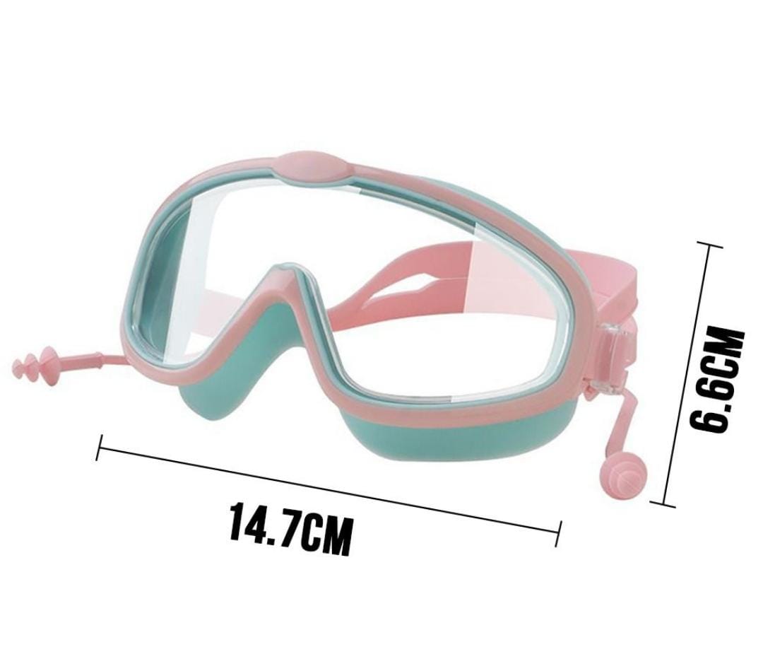 Lentes de natación para niños con protección de oidos