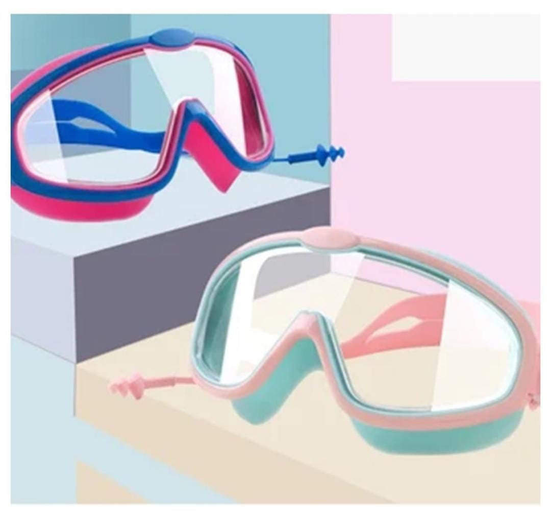 Lentes de natación para niños con protección de oidos