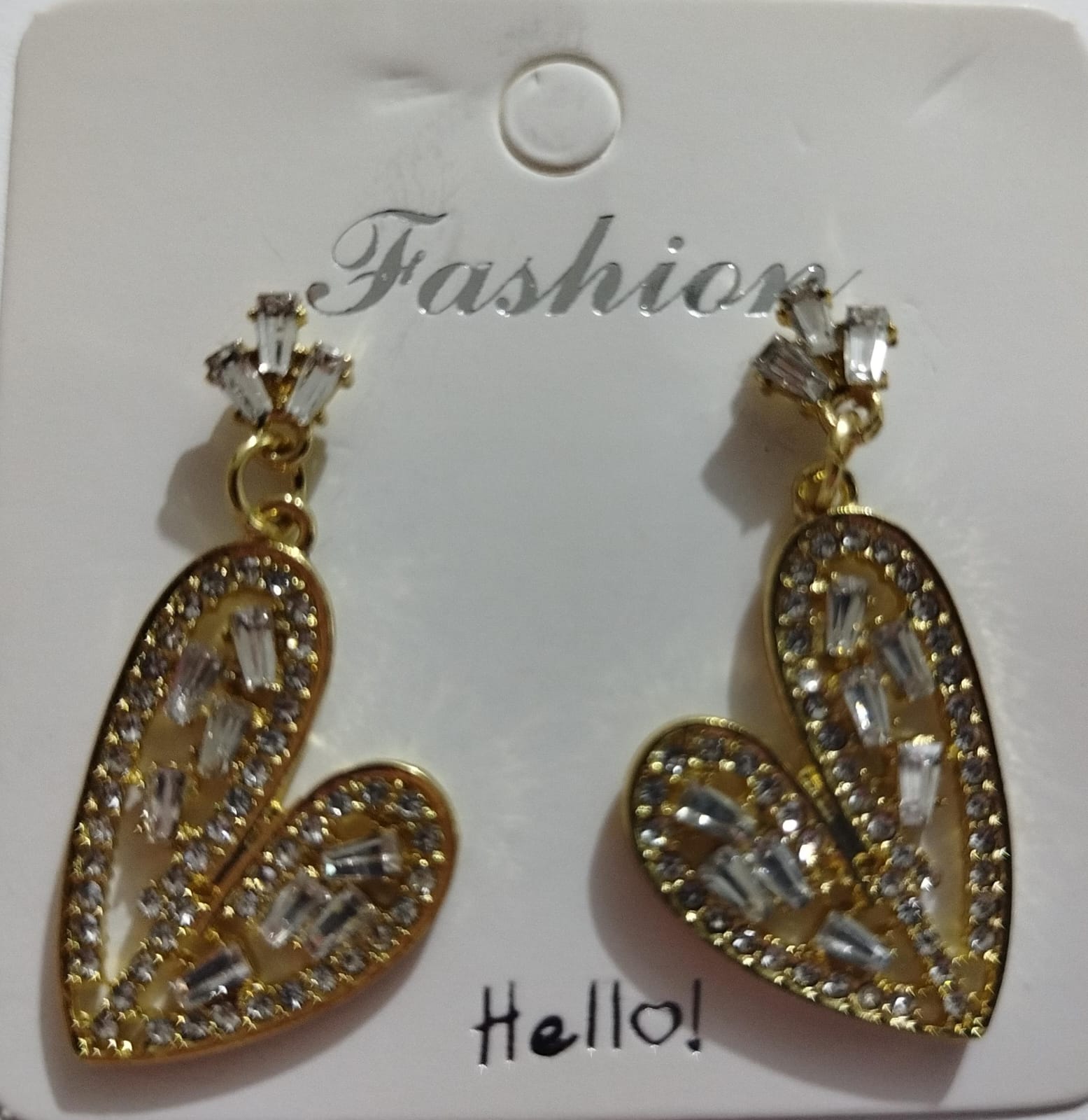 Aretes corazón mediano